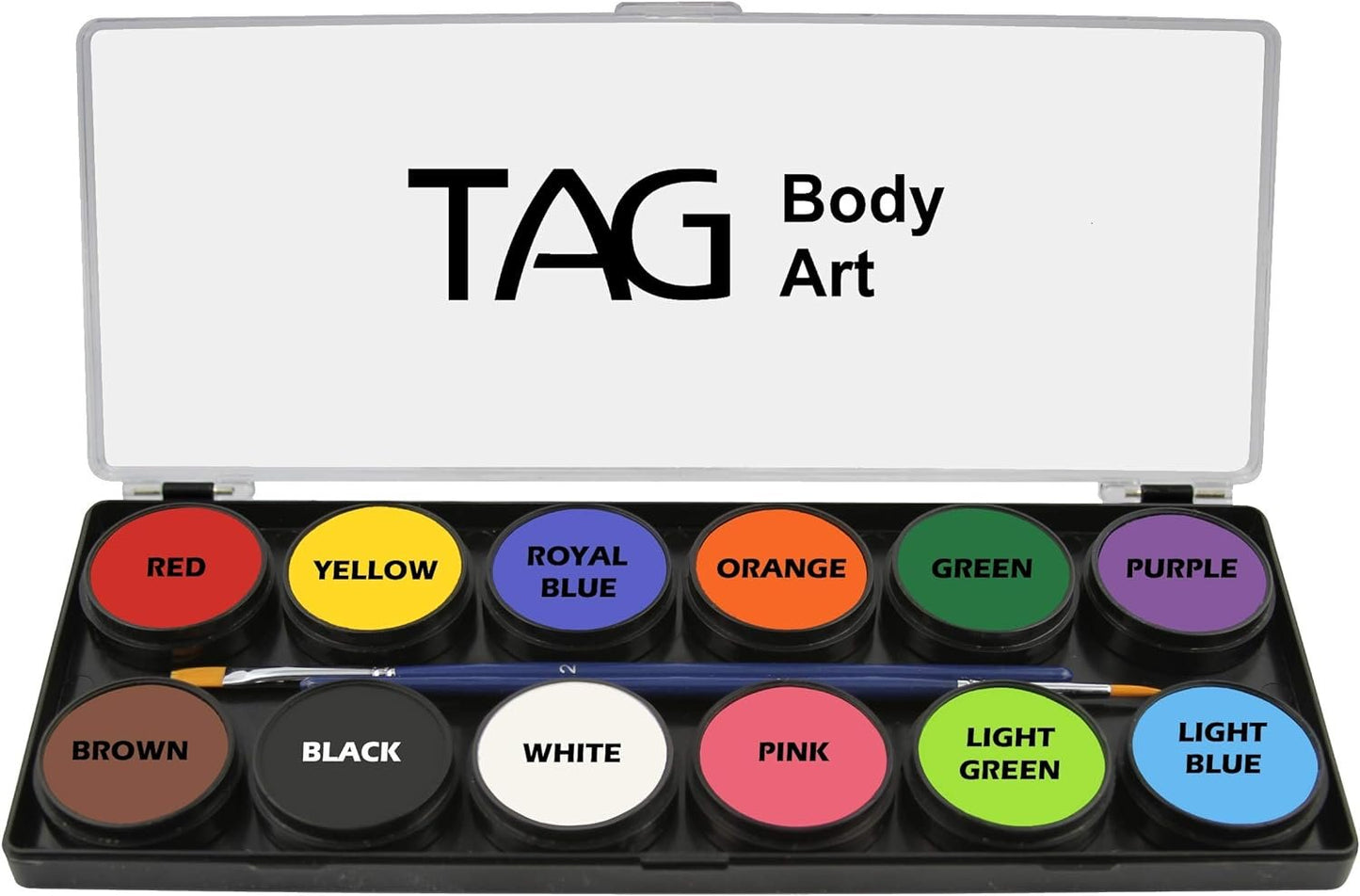 TAG Face & Body Paint - Regular Palette 12 x 10g