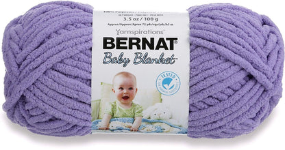 Bernat Baby Blanket Yarn, 3.5 oz, Gauge 6 Super Bulky, White