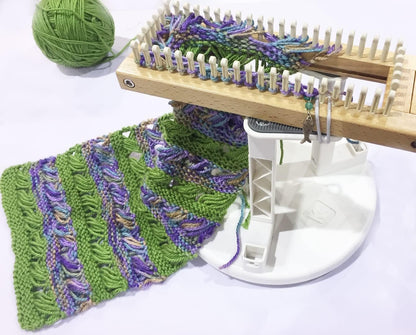 Authentic Knitting Board Sock Loom 2, Regular Gauge Wood Loom