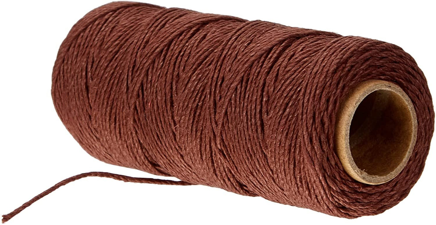 Hemptique 100% Hemp Cord Spool - 62.5 Meter Hemp String - Made with Love - No. 20 ~ 1mm Cord Thread for Jewelry Making, Macrame, Scrapbooking, DIY, & More - Blue