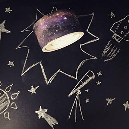 Duck Brand 283039 Printed Duct Tape Single Roll, Galaxy