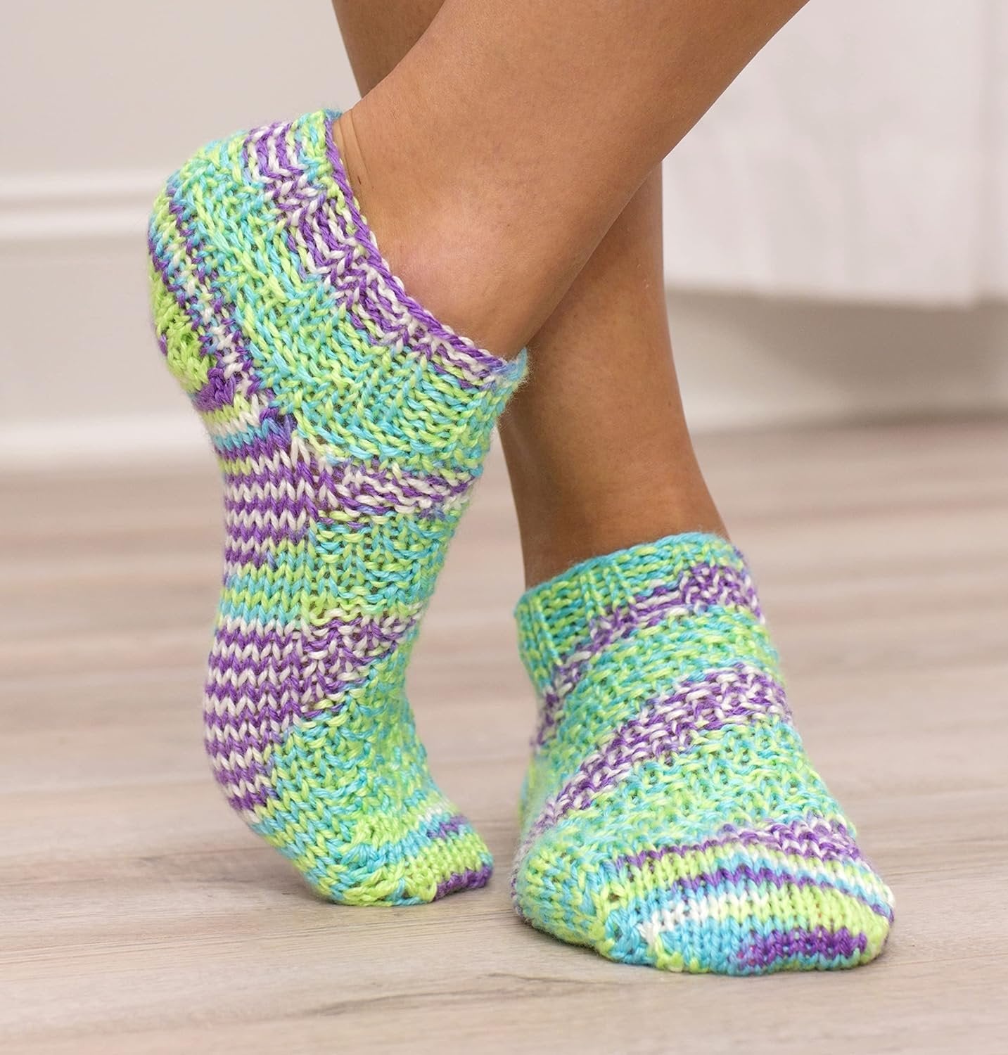 Authentic Knitting Board Sock Loom 2, Regular Gauge Wood Loom