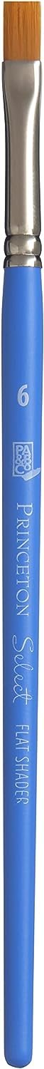 Princeton Select Artiste, Mixed-Media Brushes for Acrylic, Oil, Watercolor Series 3750 Chisel Blender Synthetic, Size 4