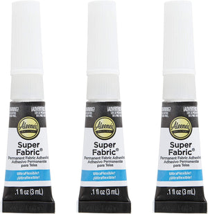 Aleene's Super Mini Pack Fabric Glue, Clear