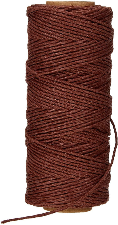 Hemptique 100% Hemp Cord Spool - 62.5 Meter Hemp String - Made with Love - No. 20 ~ 1mm Cord Thread for Jewelry Making, Macrame, Scrapbooking, DIY, & More - Blue