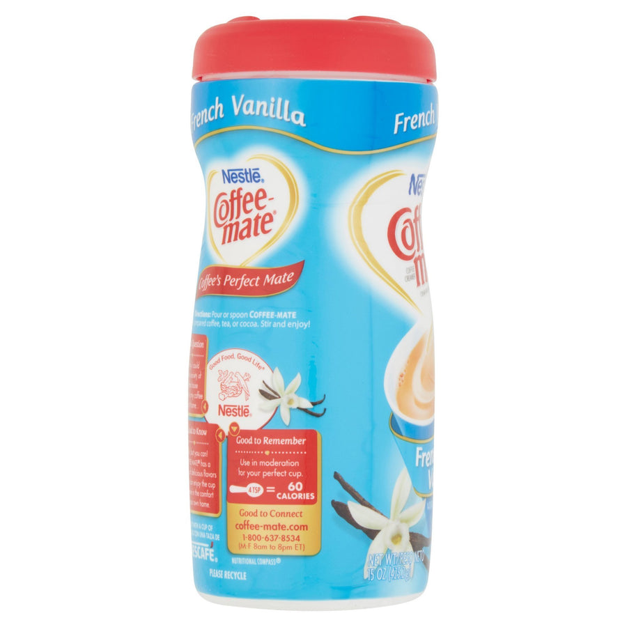 COFFEE-MATE French Vanilla Powder Coffee Creamer 15 oz. Canister (Pack of 2)