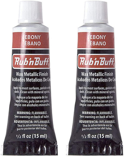 Rub 'n Buff The Original Wax Metallic Finish (Ebony) 2 pcs sku# 1835747MA