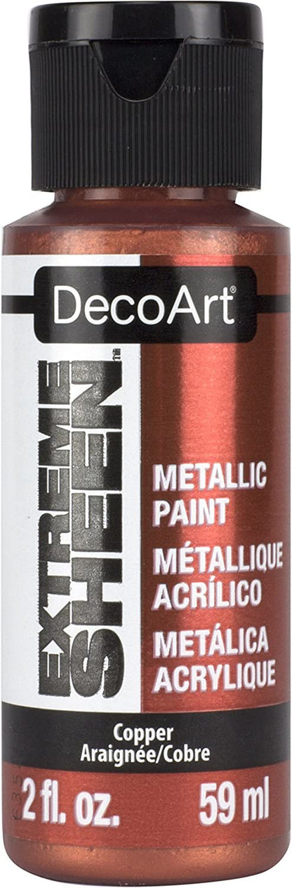 DecoArt 2 Ounce, Vintage Brass Extreme Sheen Paint