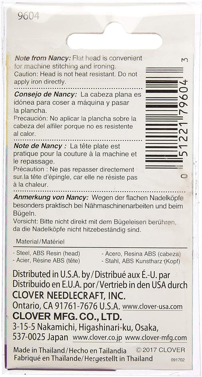 Clover 20/Pkg I Sew for Fun Heart Shaped Pins, 8