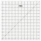 OLFA 1071818 QR-12S 12-1/2-Inch Square Frosted Advantage Acrylic Ruler
