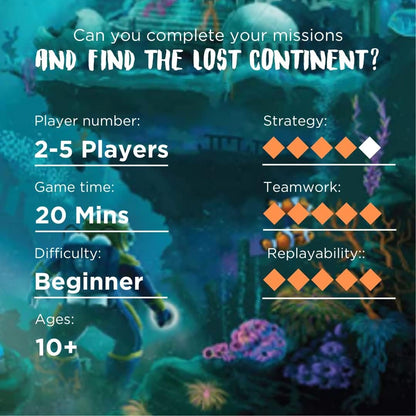 The Crew - Mission Deep Sea | Card Game | Cooperative | 2 to 5 Players | Ages 10+ | Trick-Taking | 32 Levels of Difficulty | Endless Replayability