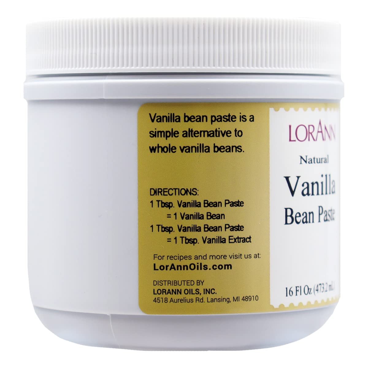 LorAnn Natural Vanilla Bean Paste, 16 ounce