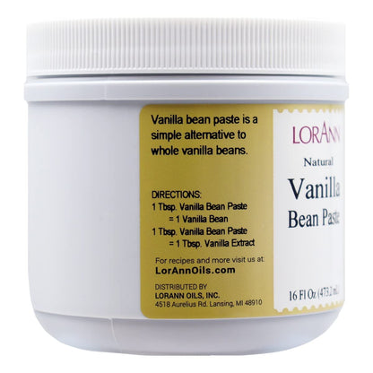 LorAnn Natural Vanilla Bean Paste, 16 ounce