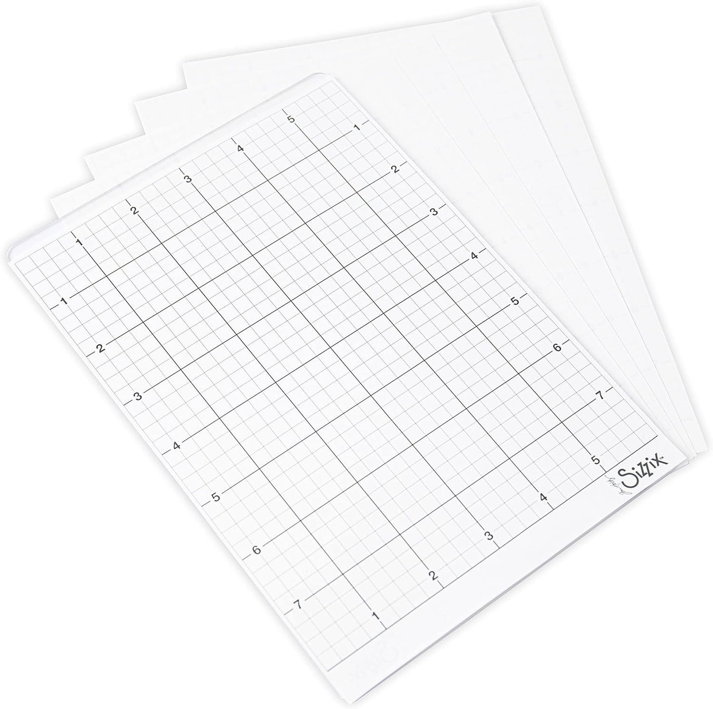 Sizzix Accessory Sticky Grid Sheets 6" x 8 1/2" 5PK/Tim Holtz, 664928, 6"x8.5"
