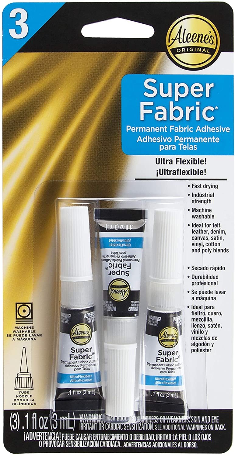 Aleene's Super Mini Pack Fabric Glue, Clear