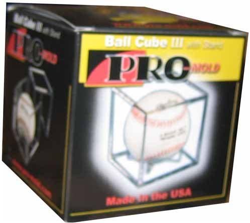 Pro-Mold Square Ball Holder Display Case Baseball New Cube by ProMold by pro mold