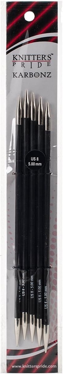 Karbonz Double Pointed Needles 8-Size 8/5mm