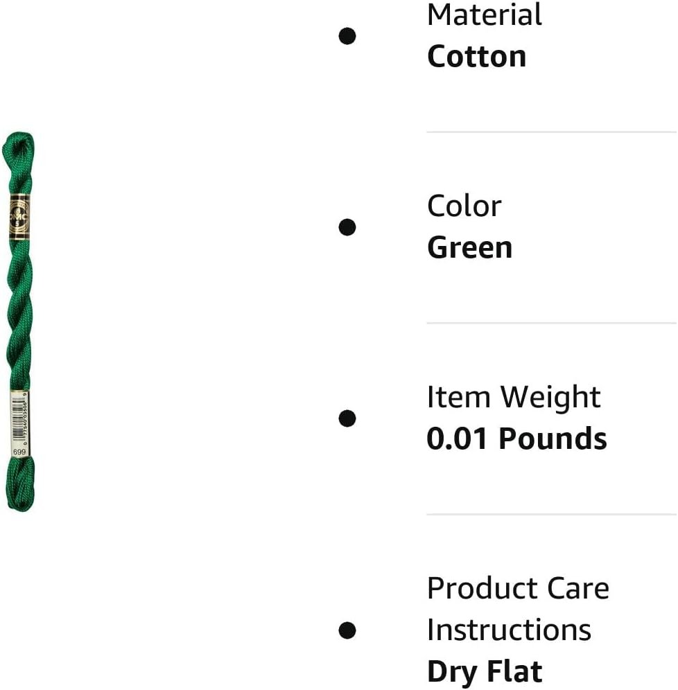 DMC Sz 3 Skein-16.4 yds/Green/699