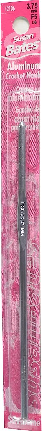 Susan Bates Silvalume 5.5" Crochet Hook (US C, 2.75 mm, Multi)