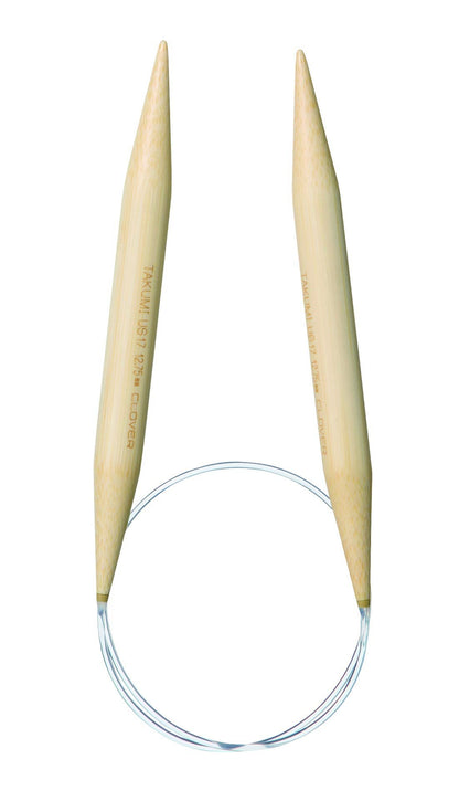 Clover Bamboo Circular Knitting Needles 24in/ No.17, 24"