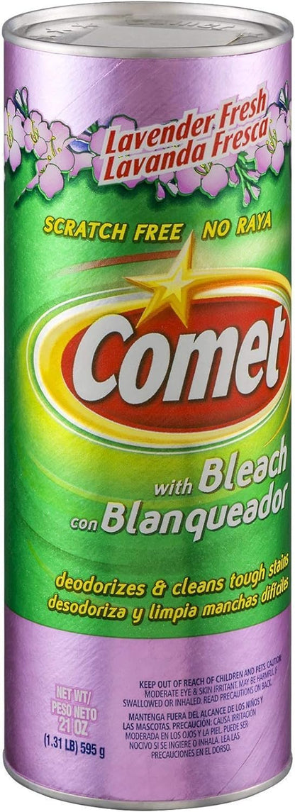 Comet, Lavender Fresh with Bleach 21 Ounce