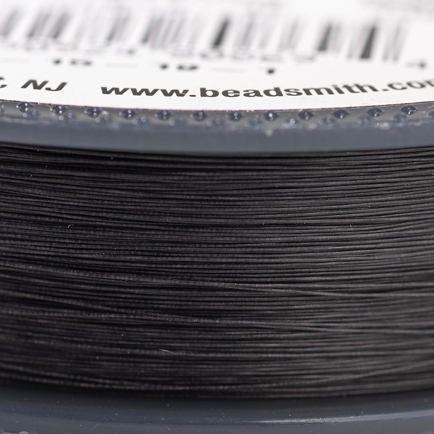 The Beadsmith Fireline by Berkley – Micro-Fused Braided Thread – 4lb. Test, 005”/.12mm Diameter, 50 Yard Spool, Smoke Grey – Super Strong Stringing Material for Jewelry Making and Bead Weaving