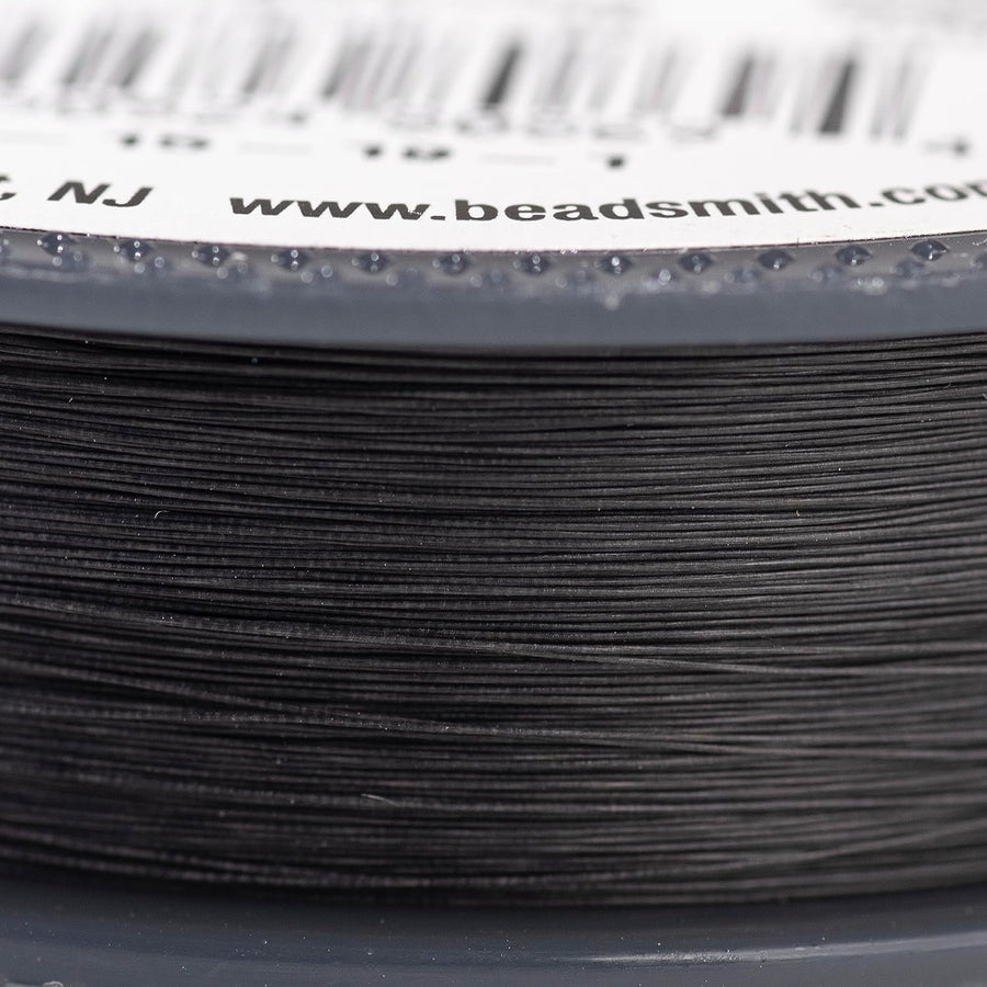 The Beadsmith Fireline by Berkley – Micro-Fused Braided Thread – 4lb. Test, 005”/.12mm Diameter, 50 Yard Spool, Smoke Grey – Super Strong Stringing Material for Jewelry Making and Bead Weaving