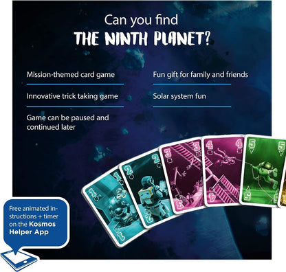 The Crew - Quest for Planet Nine | Card Game | Kennerspiel des Jahres Winner | Cooperative Space Adventure | 3-5 Players | Ages 10+ | Trick-Taking | 50 Levels of Difficulty | Endless Replay
