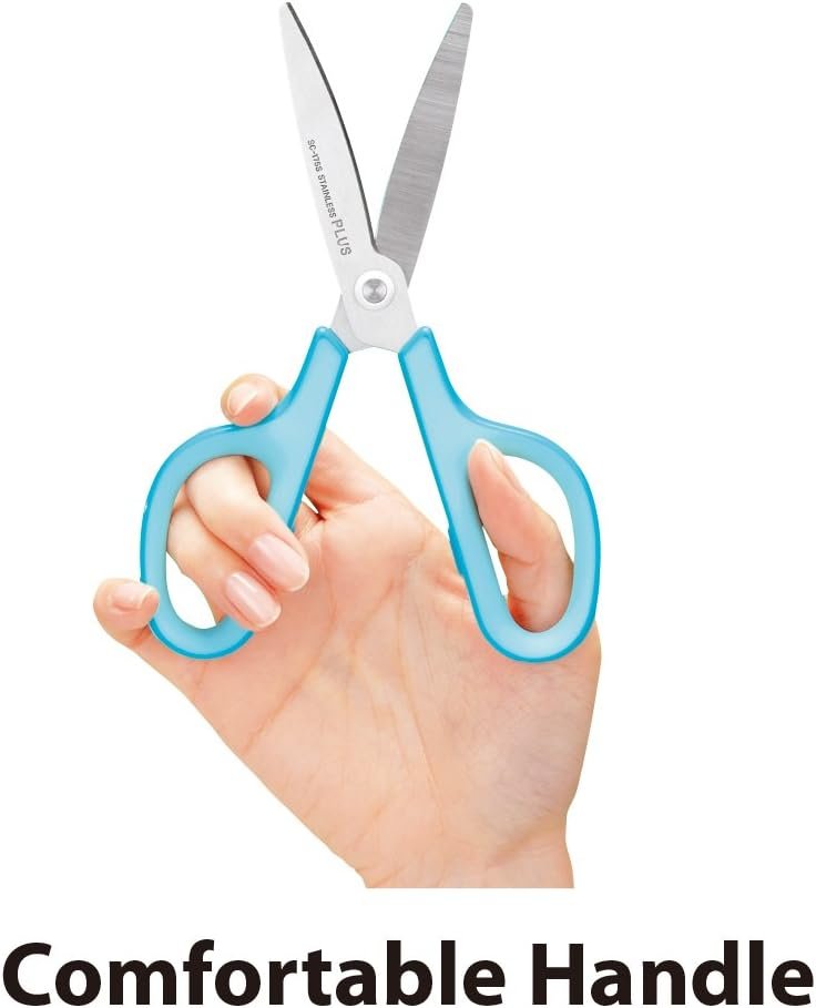 Plus Fit Cut Curve Scissors, Large, Pink (35061)