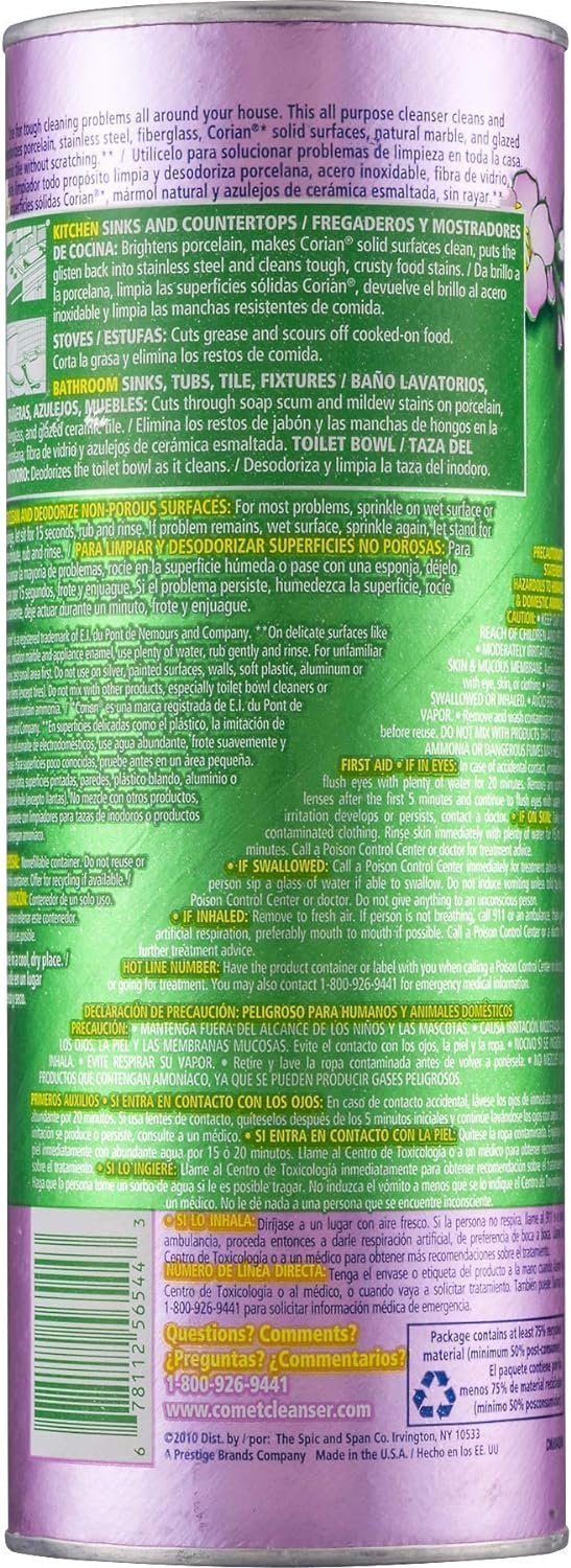 Comet, Lavender Fresh with Bleach 21 Ounce