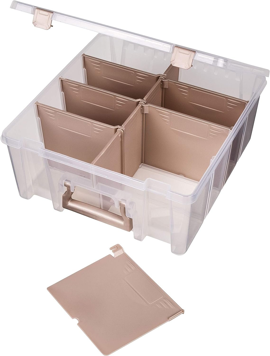 ArtBin Art Bin 0365500 Super Satchel Double Deep, Portable Art & Craft Organizer with Handle
