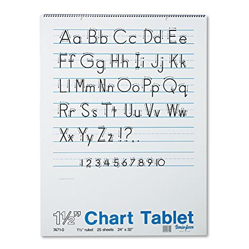 Pacon® Chart Tablet, 24" x 32", 1 1/2" Ruled, 25 Sheets