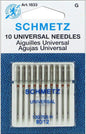 Schmetz Universal Needle Size 80/12 10pc