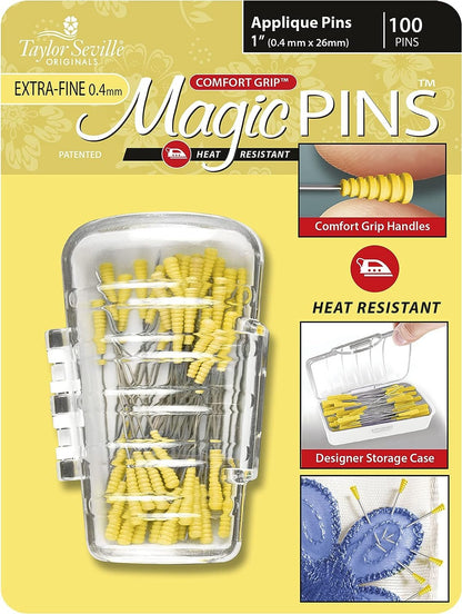 Taylor Seville Magic Pins Applique Extra Fine 100pc