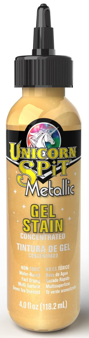 Unicorn Spit Sparkling Wood Stain & Glaze 4oz-Metallic Zeus