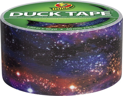 Duck Brand 283039 Printed Duct Tape Single Roll, Galaxy
