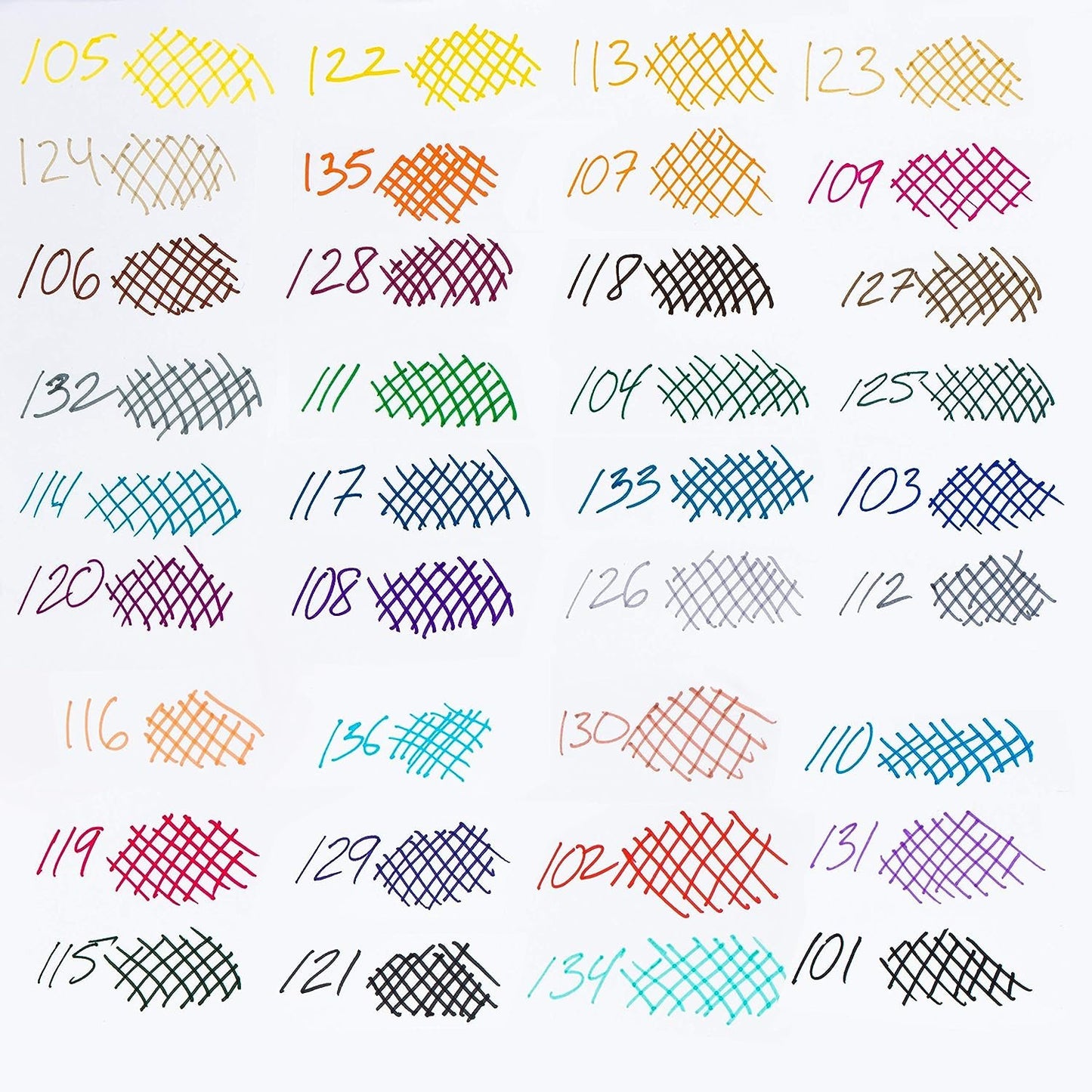 Pentel Color Pen, Set of 36, Assorted (S360-36)