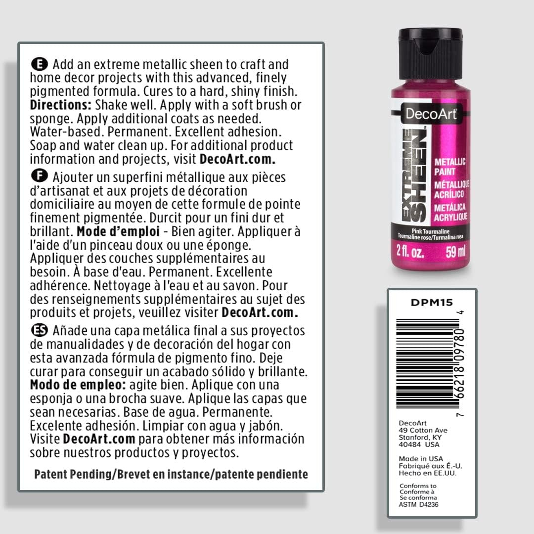 DecoArt 2 Ounce, Vintage Brass Extreme Sheen Paint