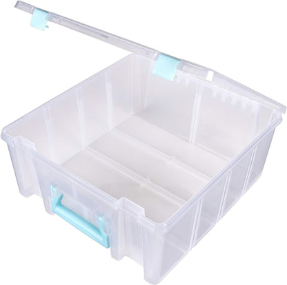 ArtBin Art Bin 0365500 Super Satchel Double Deep, Portable Art & Craft Organizer with Handle