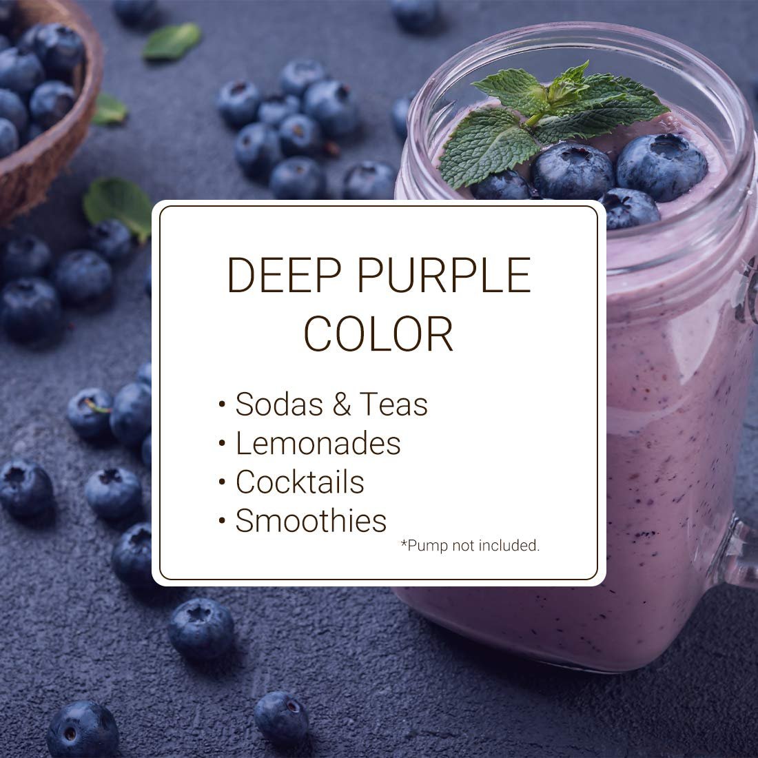 Monin Blueberry Syrup 750ml (25.4oz)