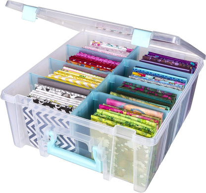 ArtBin Art Bin 0365500 Super Satchel Double Deep, Portable Art & Craft Organizer with Handle