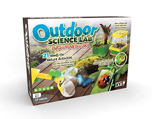 SmartLab Toys Outdoor Science Lab Bugs, Dirt, & Plants with 24 Hands On Nature Activities Science Kit.