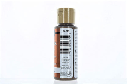2-Pack - DecoArt Dazzling Metallics Acrylic Colors - Rich Espresso, 2-Ounces Each