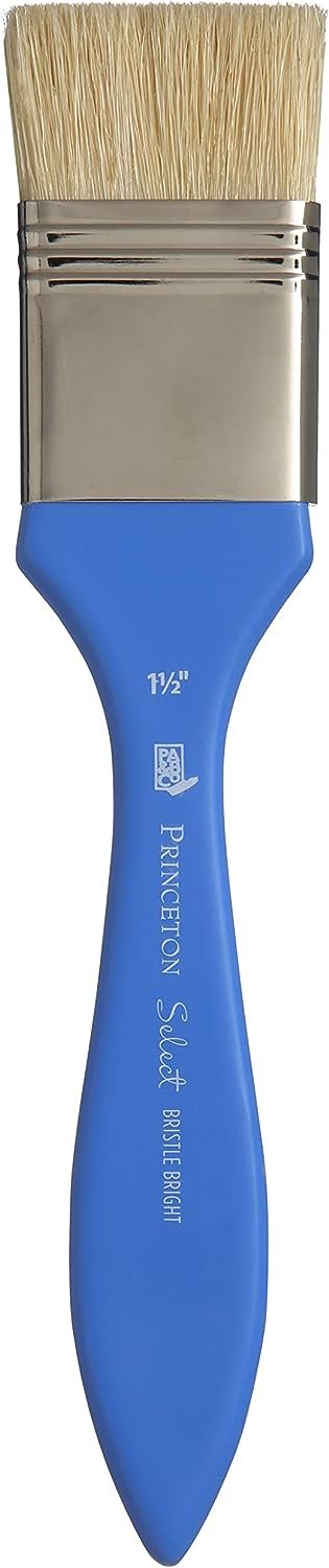 Princeton Select Artiste, Series 3750, Paint Brush for Acrylic, Watercolor and Oil, Bristle Bright, 1-1/2 Inch