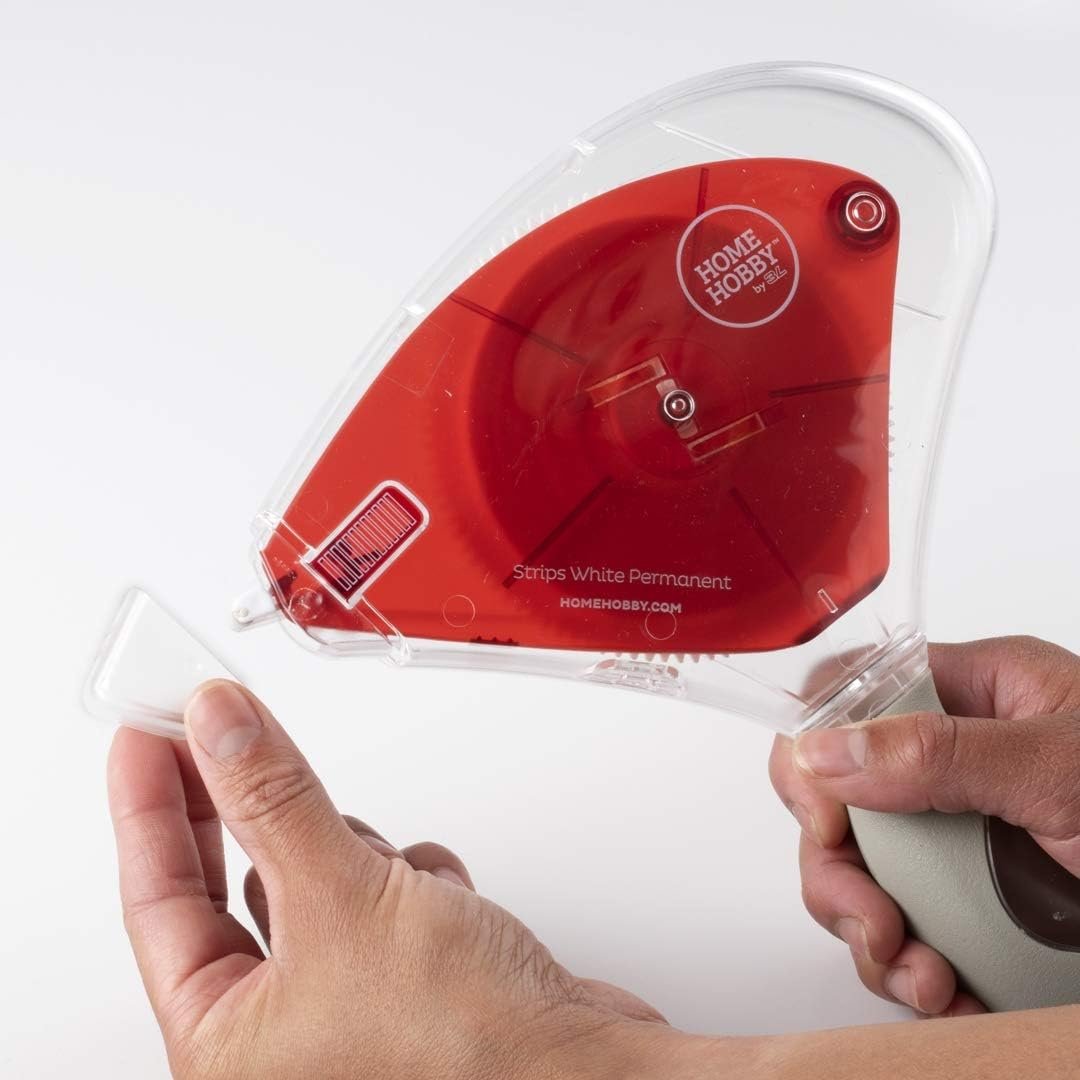 Scrapbook Adhesives by 3L 2000 3L Scrapbook Adhesives E-Z Runner Grand Permanent Refillable Adhesive Dispenser, 150 Feet (02000) , Red