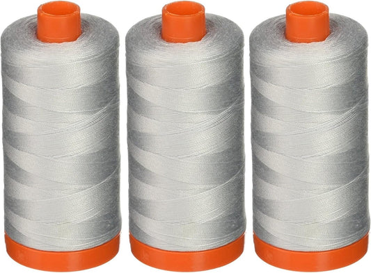 3-PACK - Aurifil A1050-2600 Mako Cotton Thread Solid 50WT 1422Yds Dove