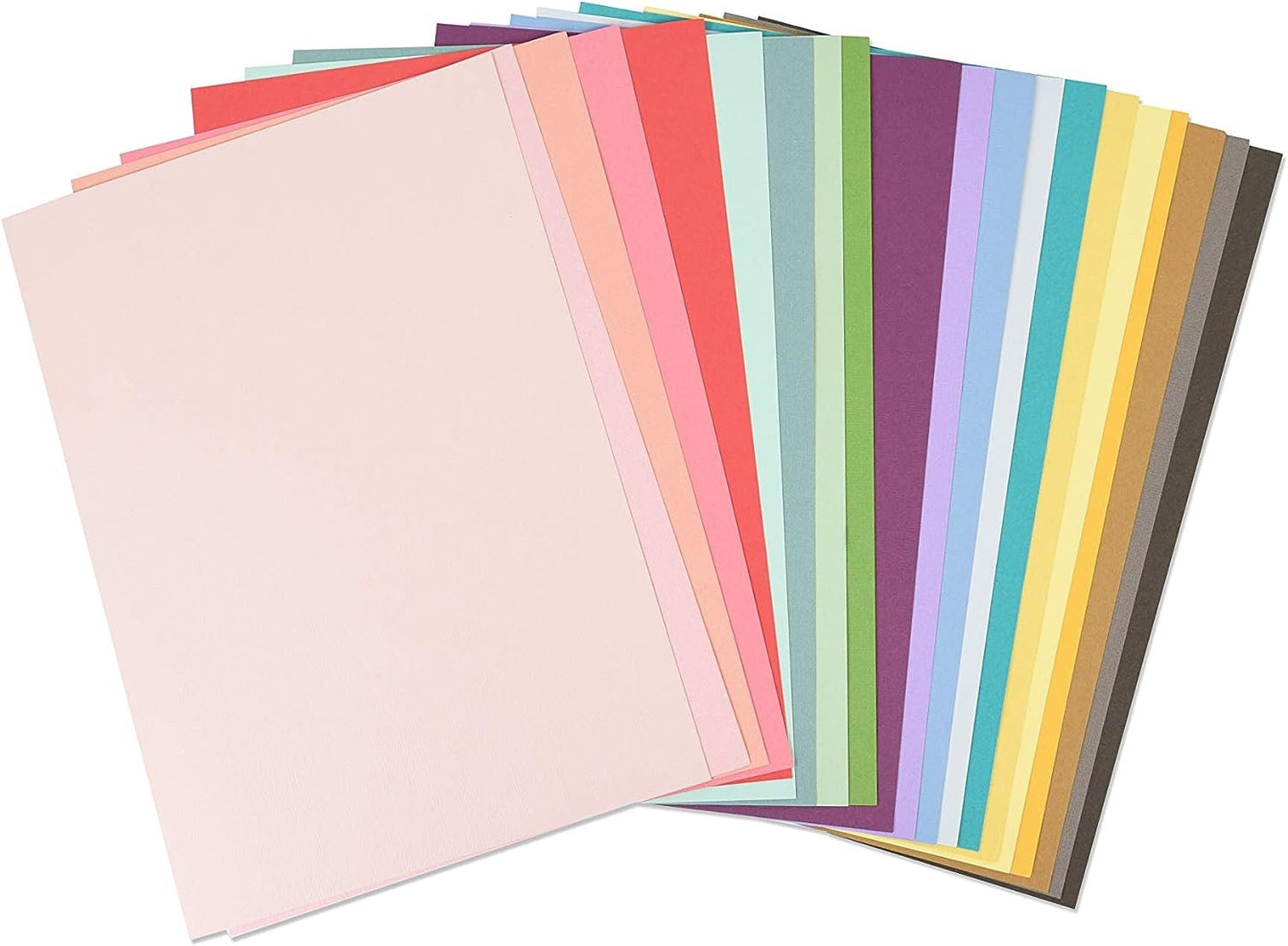 Sizzix Surfacez-Making Essential Cardstock Sheets 60PK (10 Colours Neutrals), Multicolour, 8 1/4" x 11 5/8"