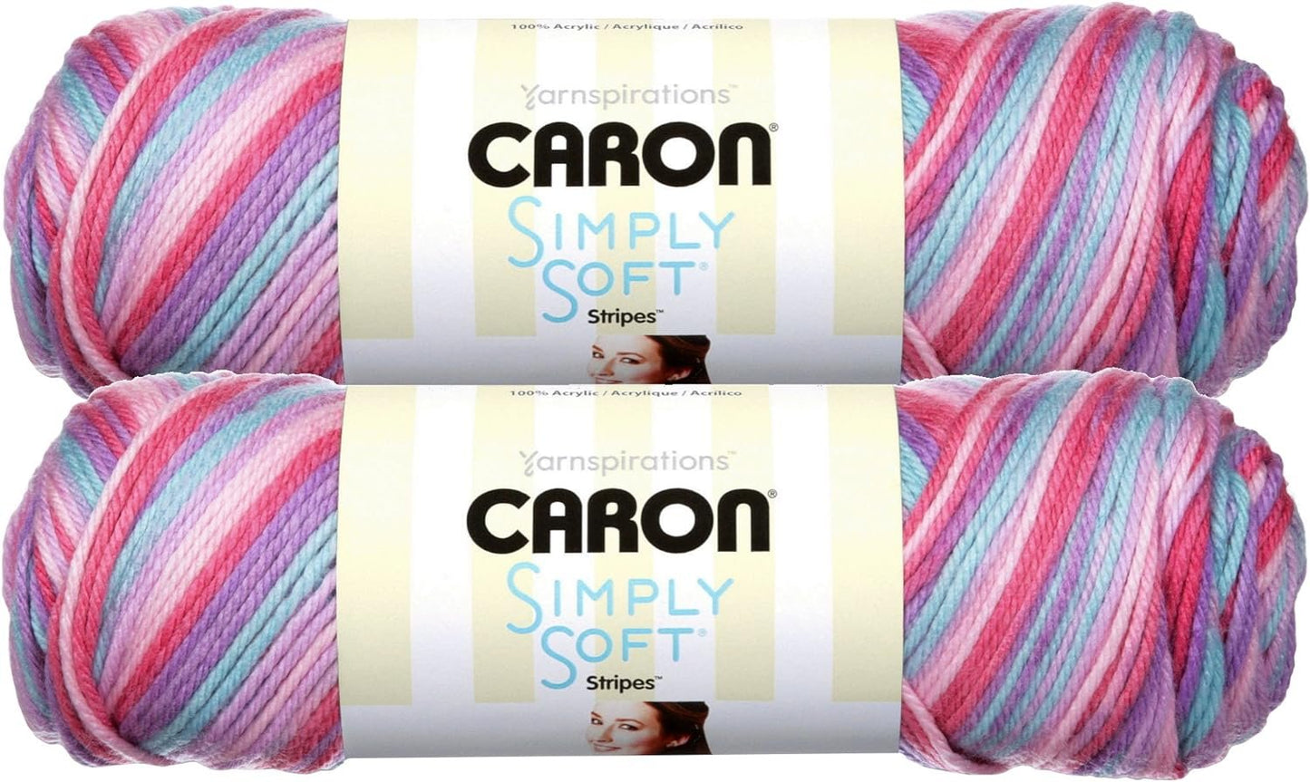 Simply Soft Stripes Yarn-Times Square