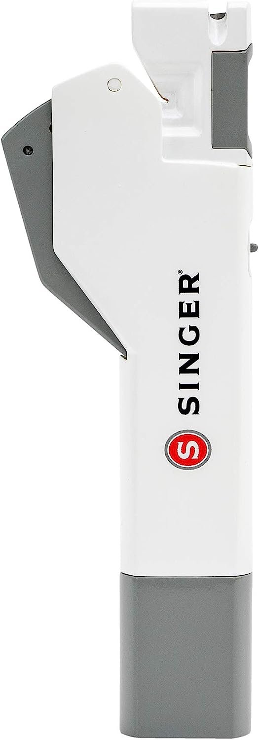 SINGER Needle Threader Assistant - Automatic Hand Sewing Needle Threader,Gray