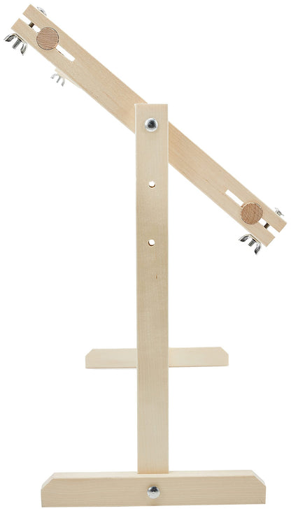 Frank A. Edmunds Lap Stand-8.5"x24" | Wood-Neutral | Pack of 1 Adjustable Table, Purple